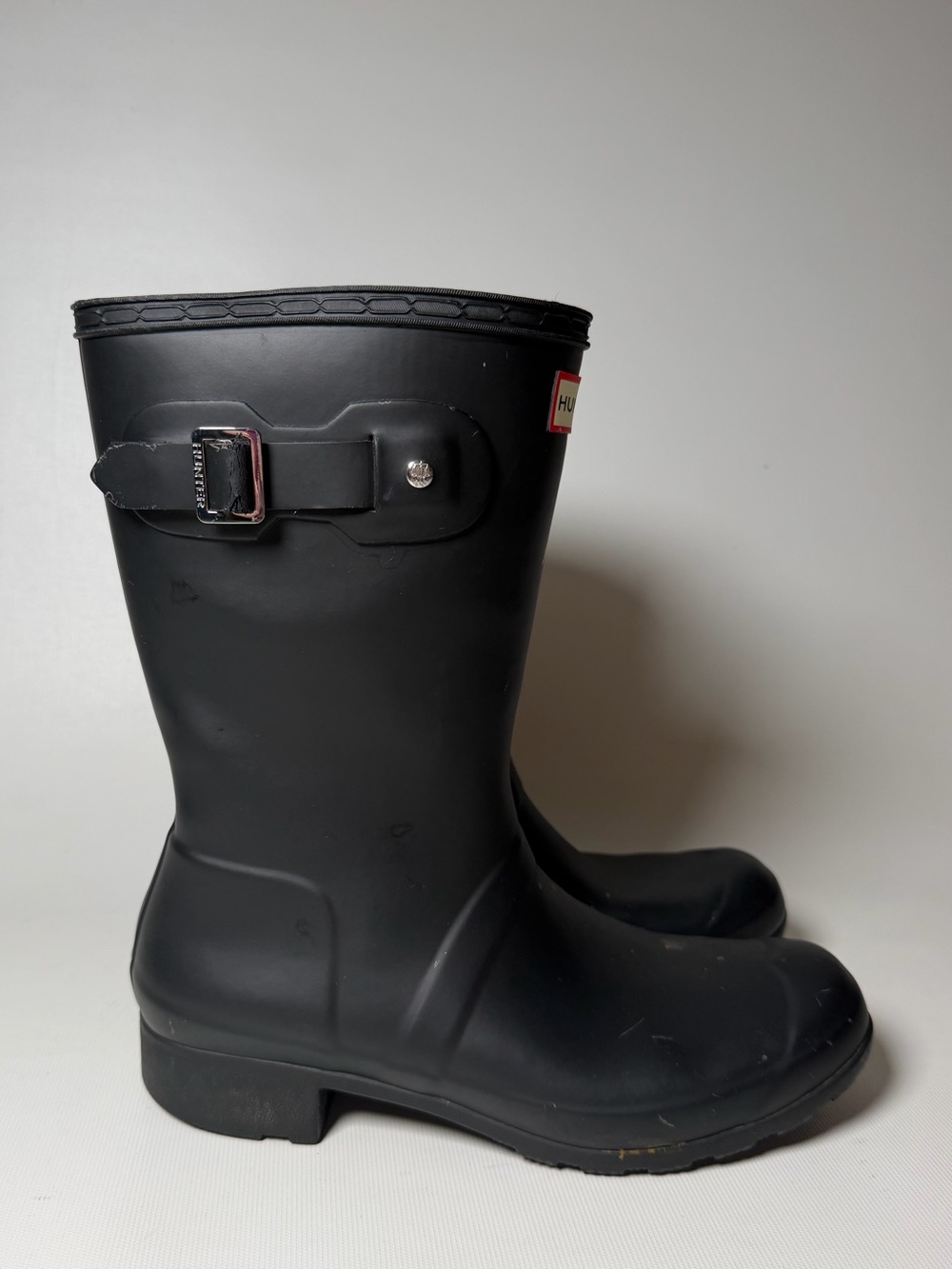 Hunter Short Wellies - sz US8 - Picture 4 of 6